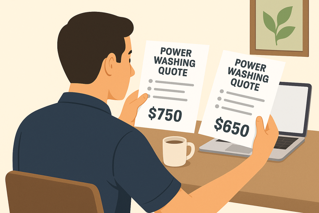 How to Compare Power Washing Quotes Without Getting Ripped Off