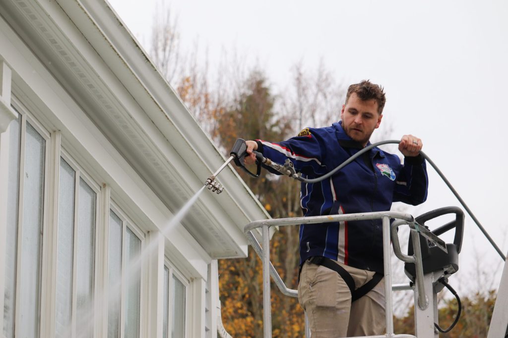 Do I Need To Be Home During A Power Washing Service?