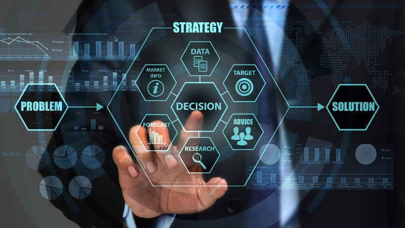 Corporate Decision Concept