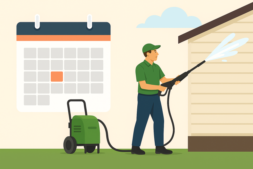 Creating an Eco-Friendly Residential Power Washing Schedule