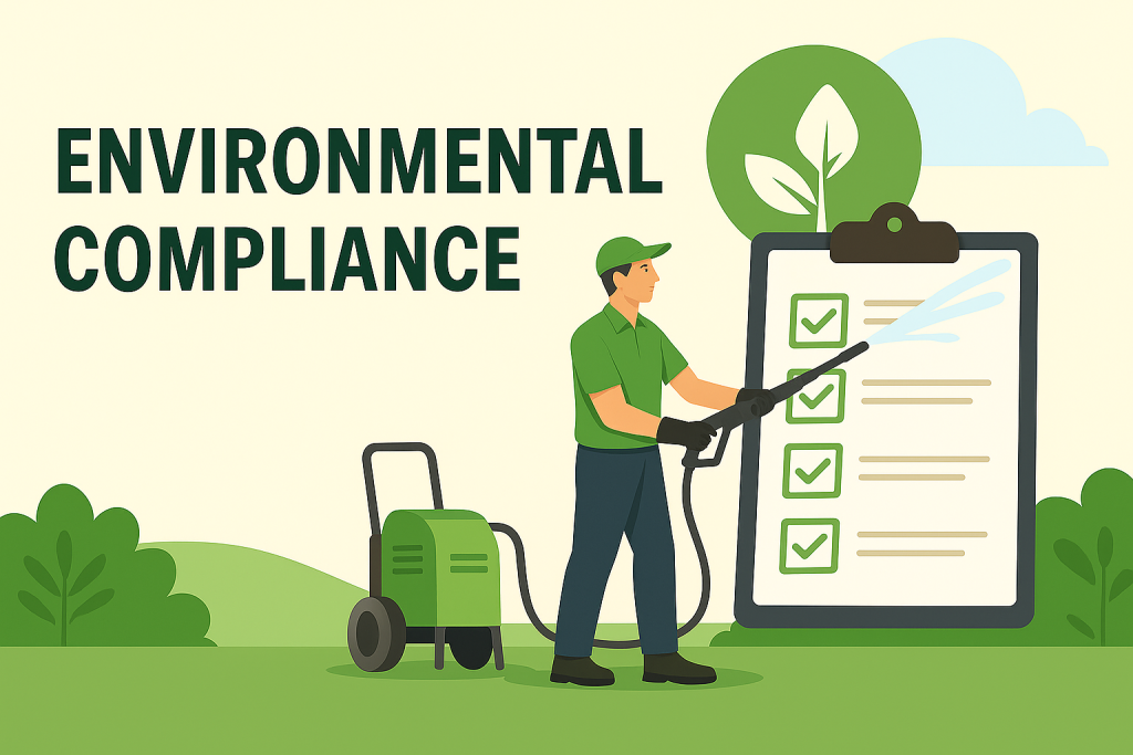 Environmental Compliance in Commercial Power Washing: What Businesses Must Know