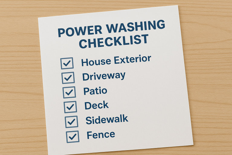 power washing checklist 3