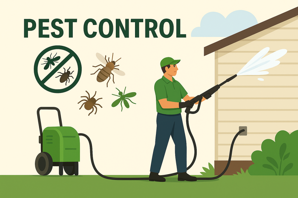 The Role of Power Washing in Pest Prevention Around the Home