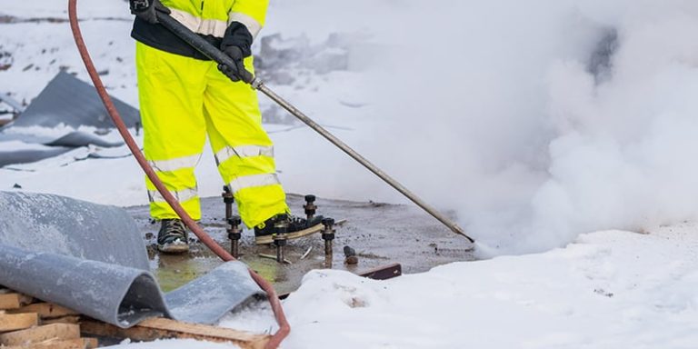 Power Wash During Freezing Temperatures