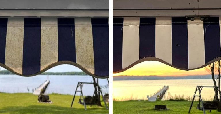 Cleaning Outdoor Fabric Awnings