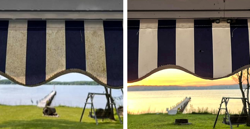 Cleaning Outdoor Fabric Awnings