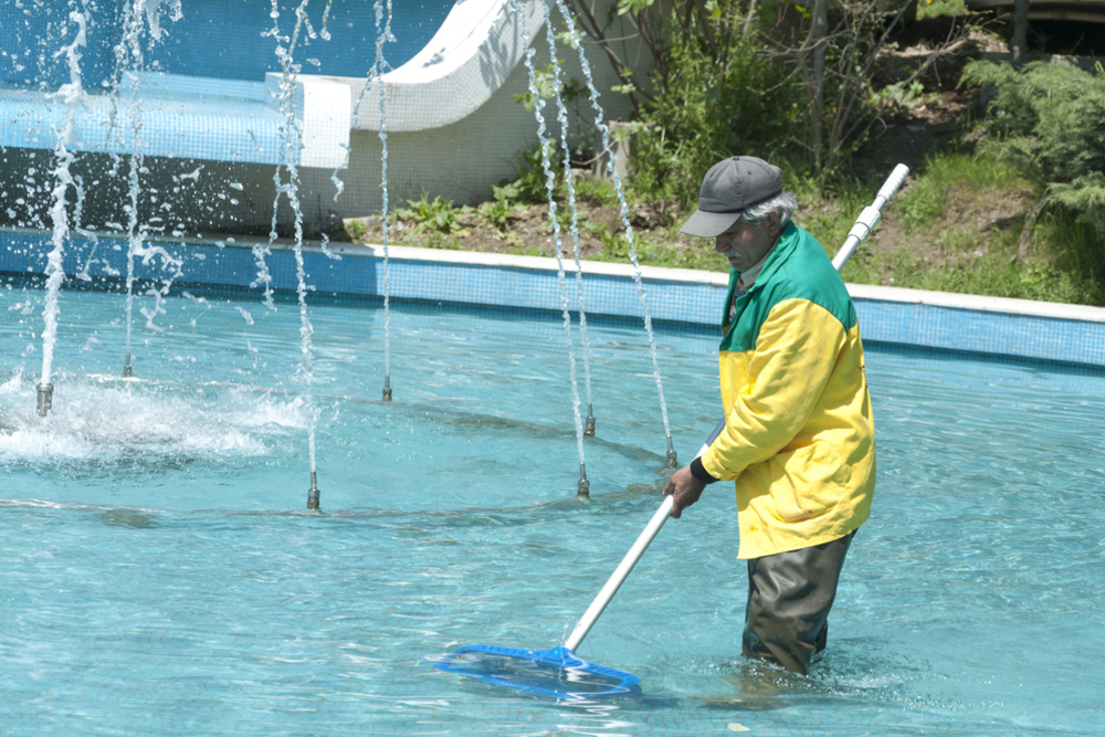 Cleaning Outdoor Water Features