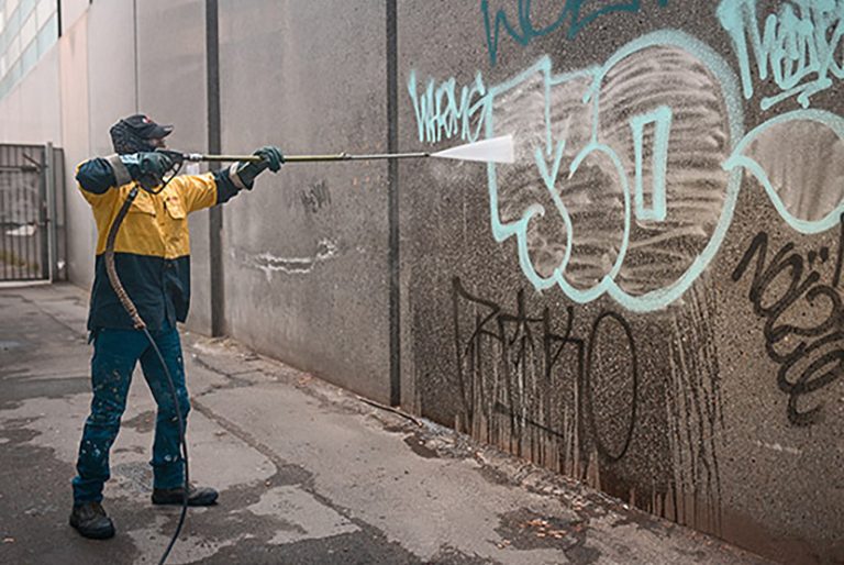 Cleaning Up After Graffiti