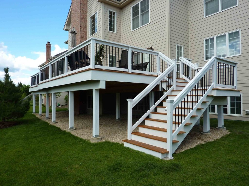 Power Wash Underneath Raised Decks