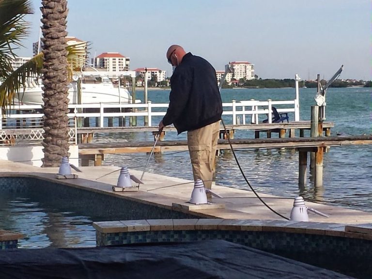 Power Washing for Boat Docks