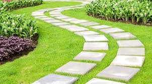 Pressure Washing Stepping Stones