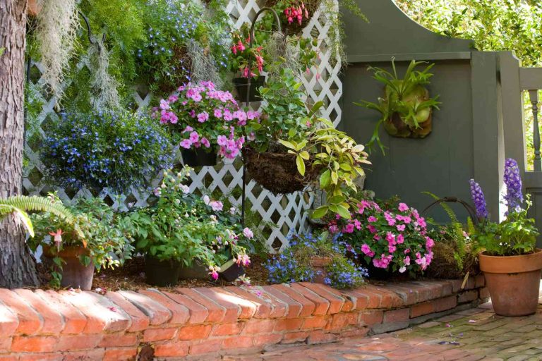 brick garden edging
