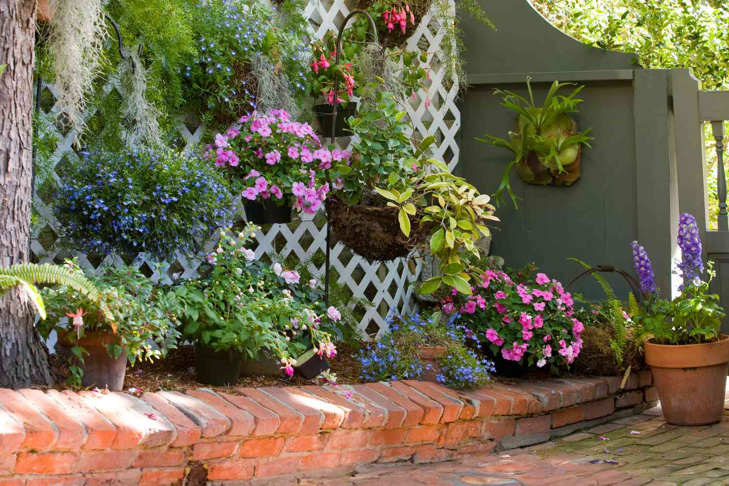 brick garden edging