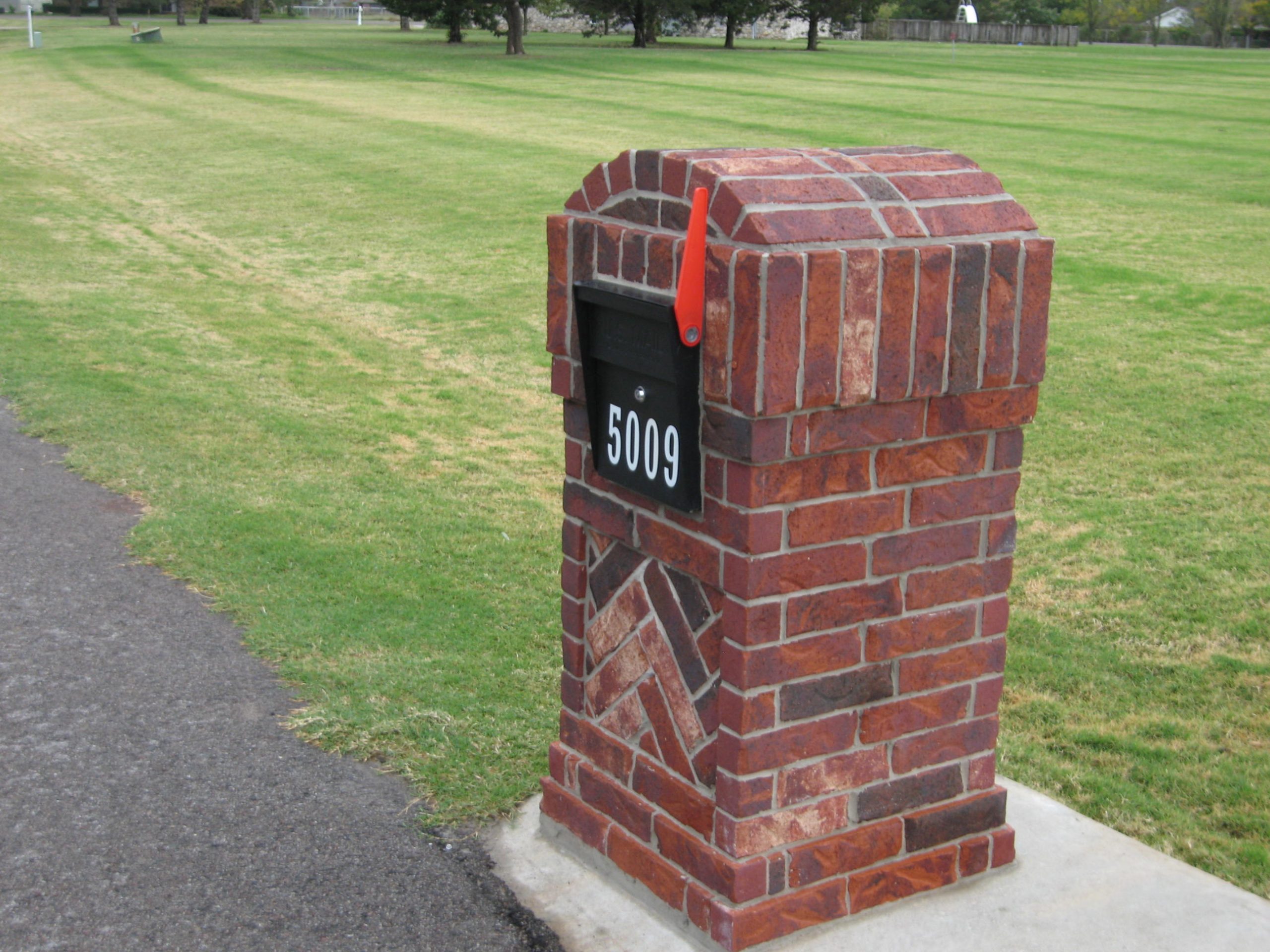 brick mailboxes