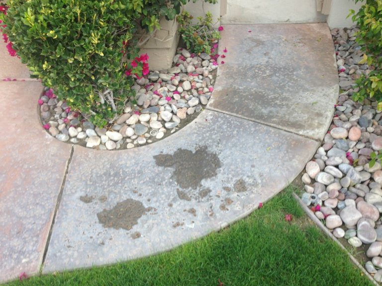 hard water stain