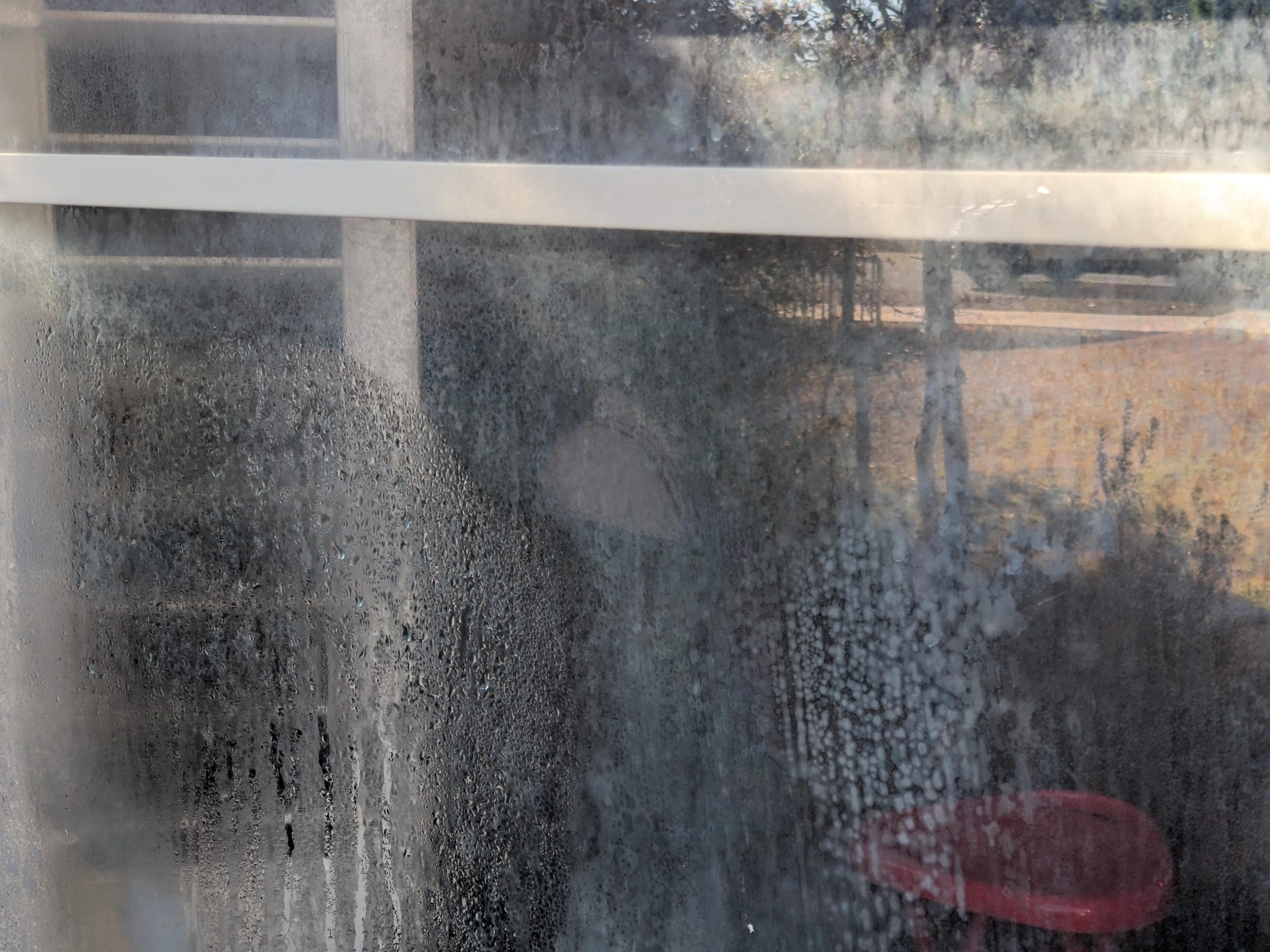 hard water window stains