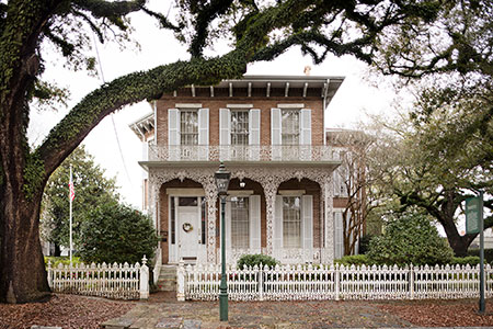 power washing historic home