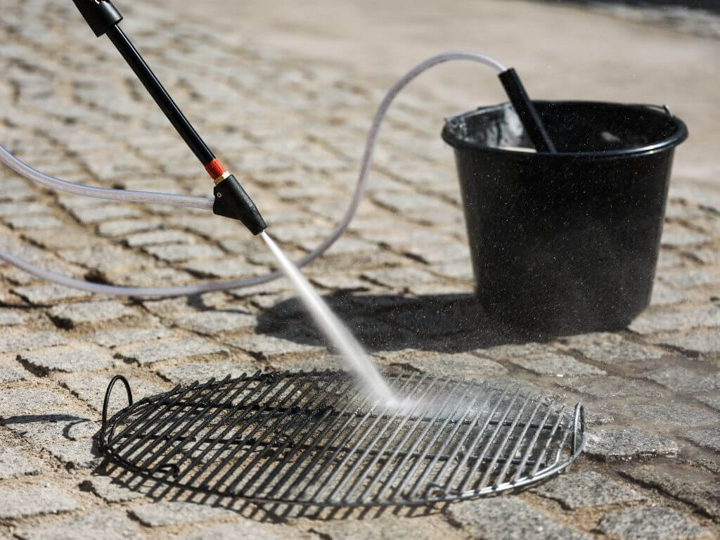 power wash grill