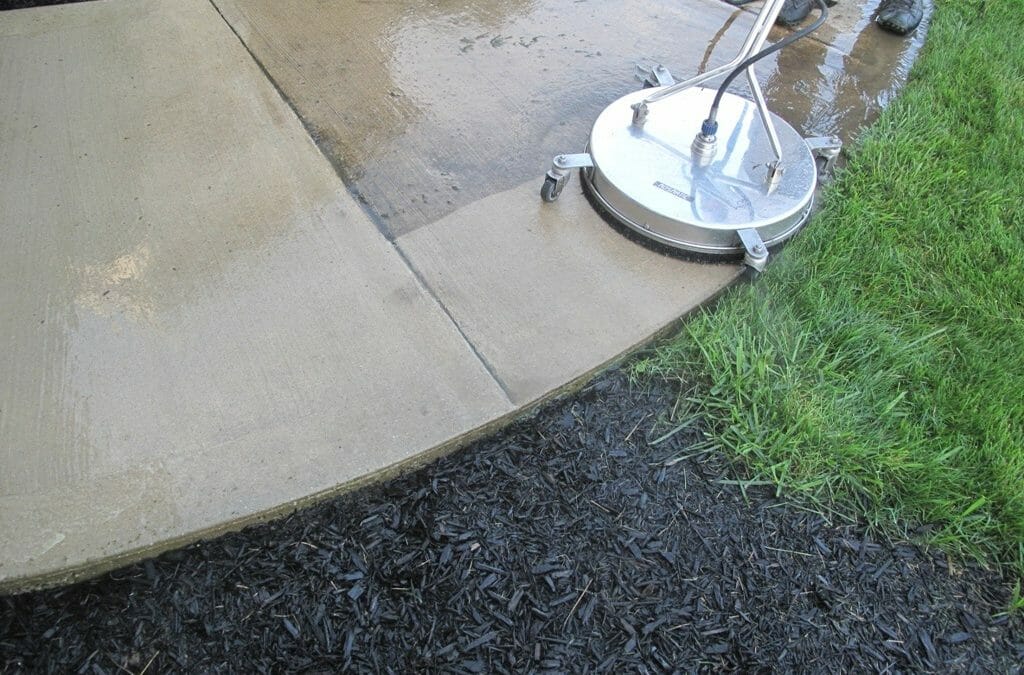 power washing concrete 2