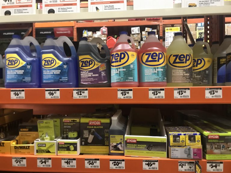 power washing detergent