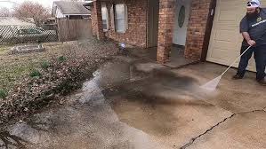 power washing dirty