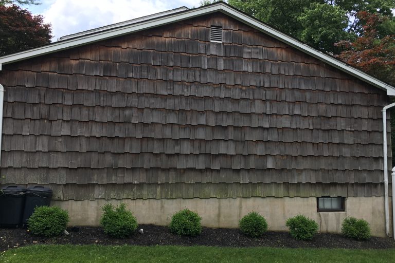power washing old