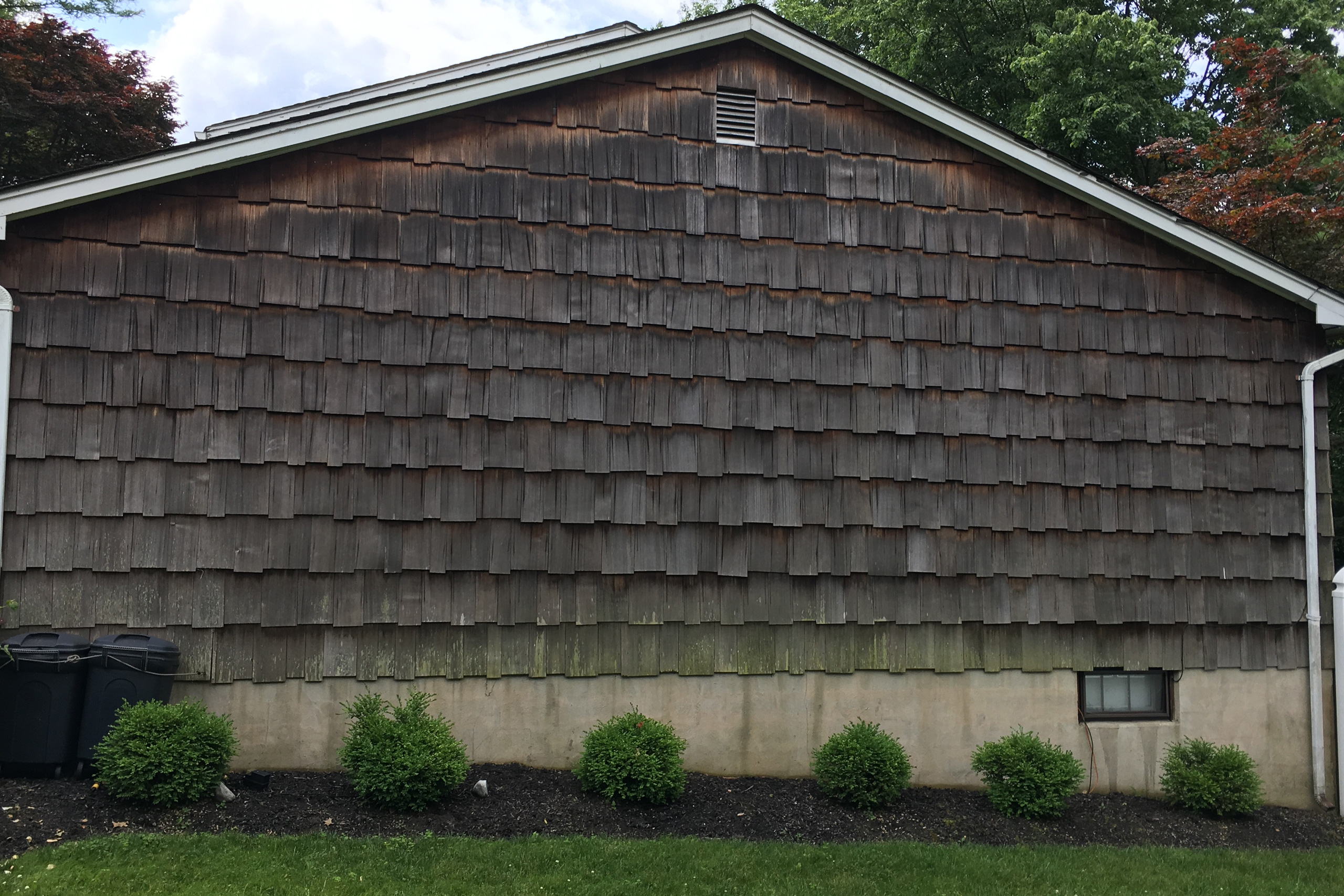 power washing old