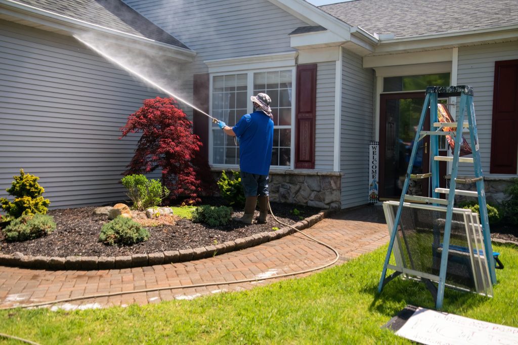 power washing real estate