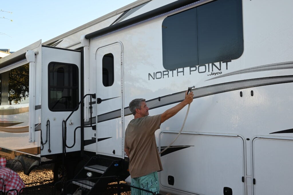 power washing rv parks