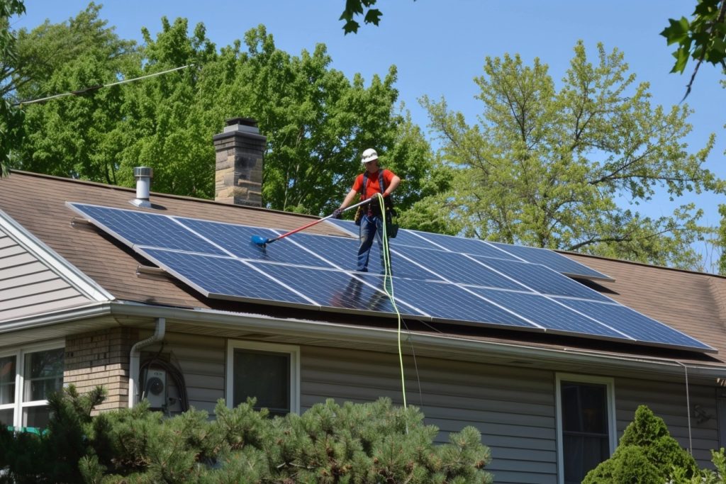 power washing solar panels 2