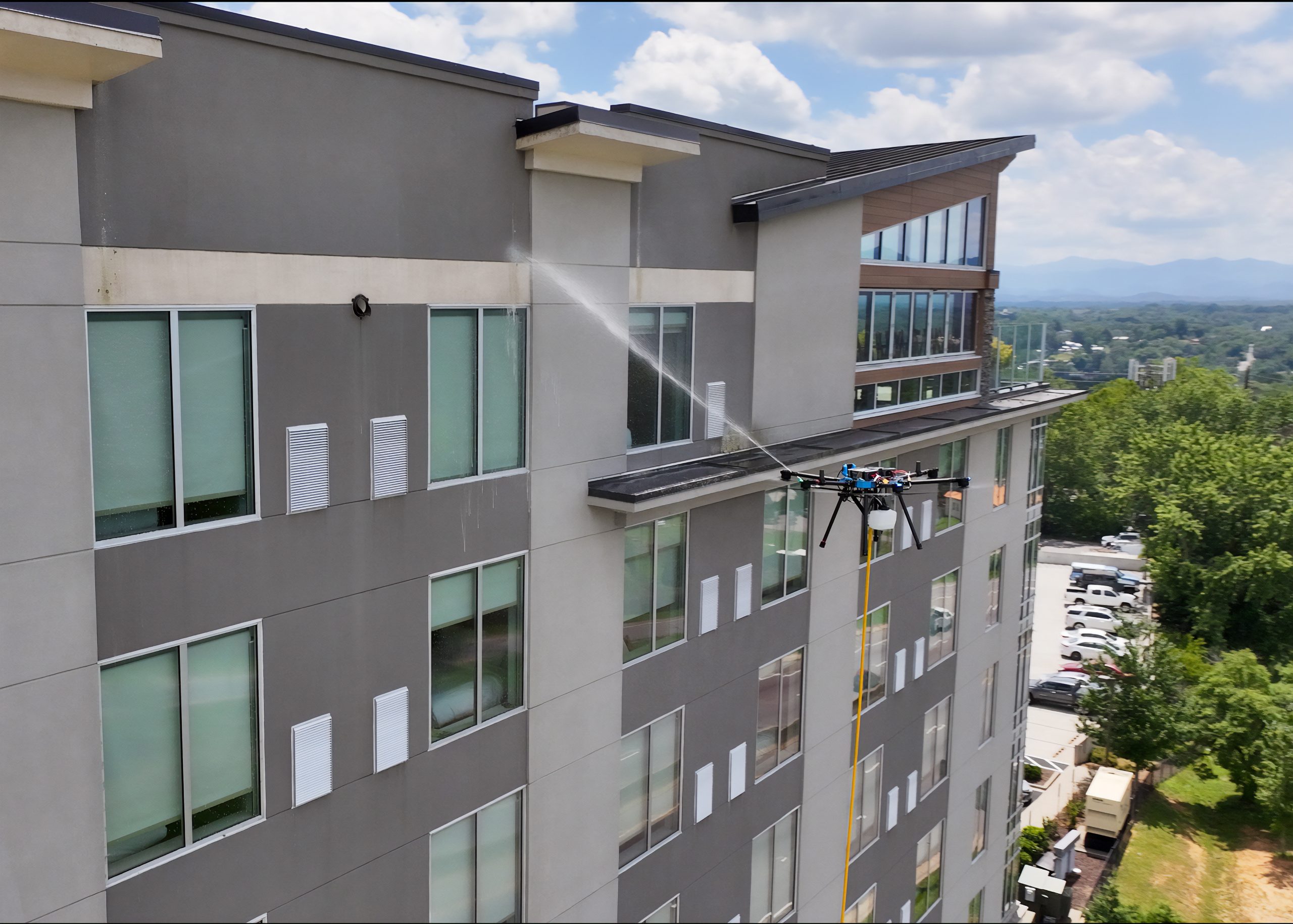 Power Washing Urban Areas