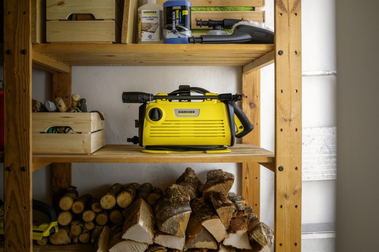 pressure washer storage