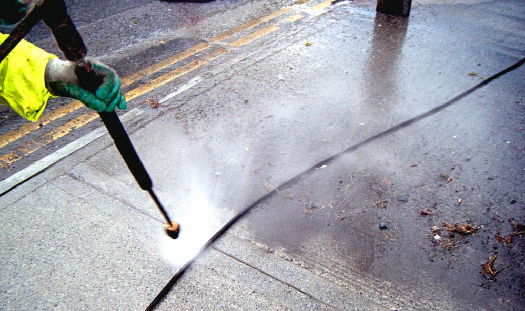 pressure washing damage
