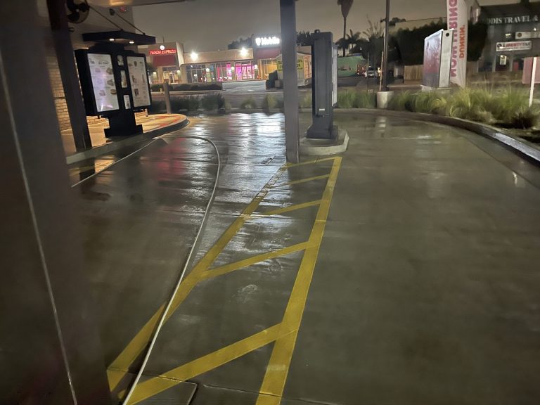 pressure washing drive thru