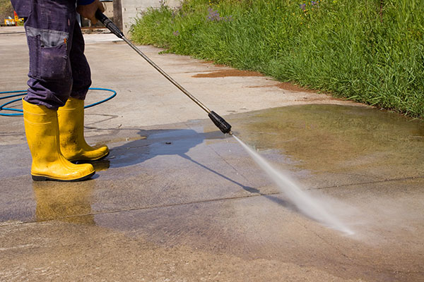 pressure washing mud