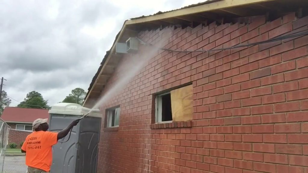 pressure washing smoke damage