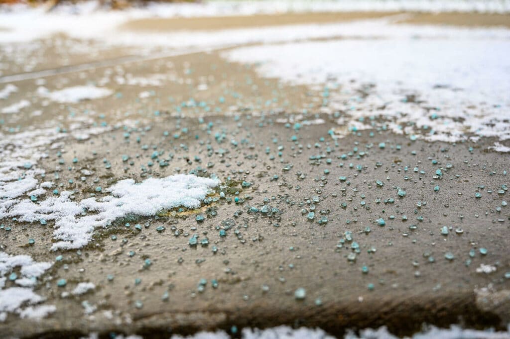 salt buildup