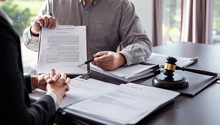 sign a contract