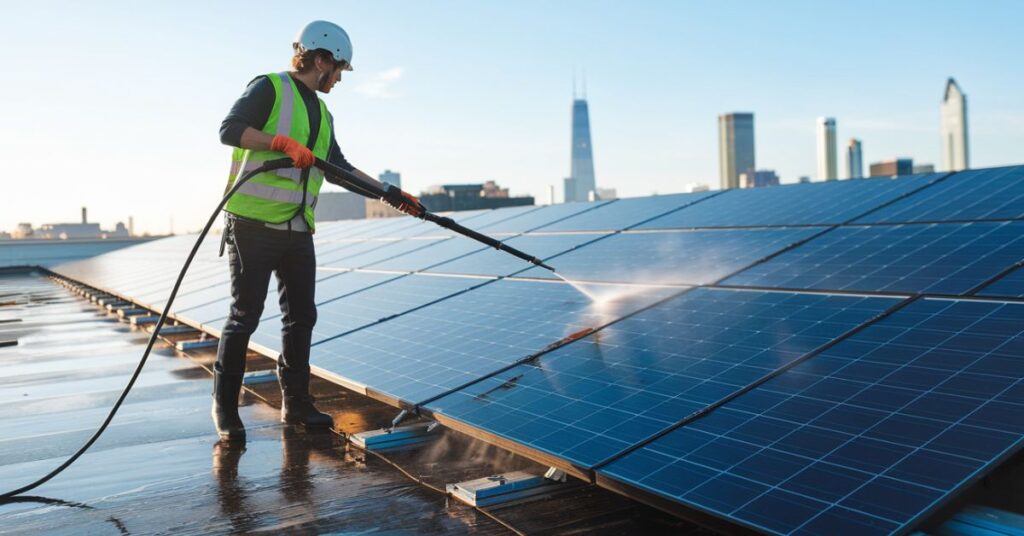 Can Pressure Washing Damage Solar Panels?