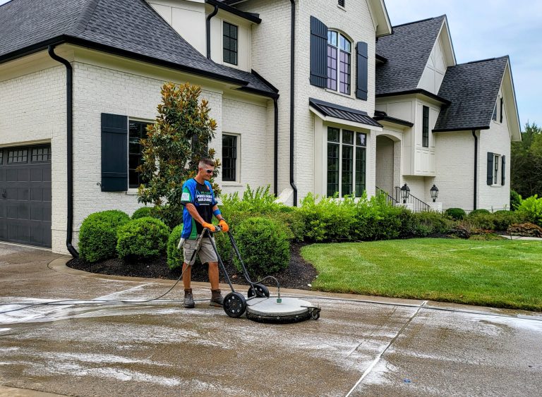 spring power washing